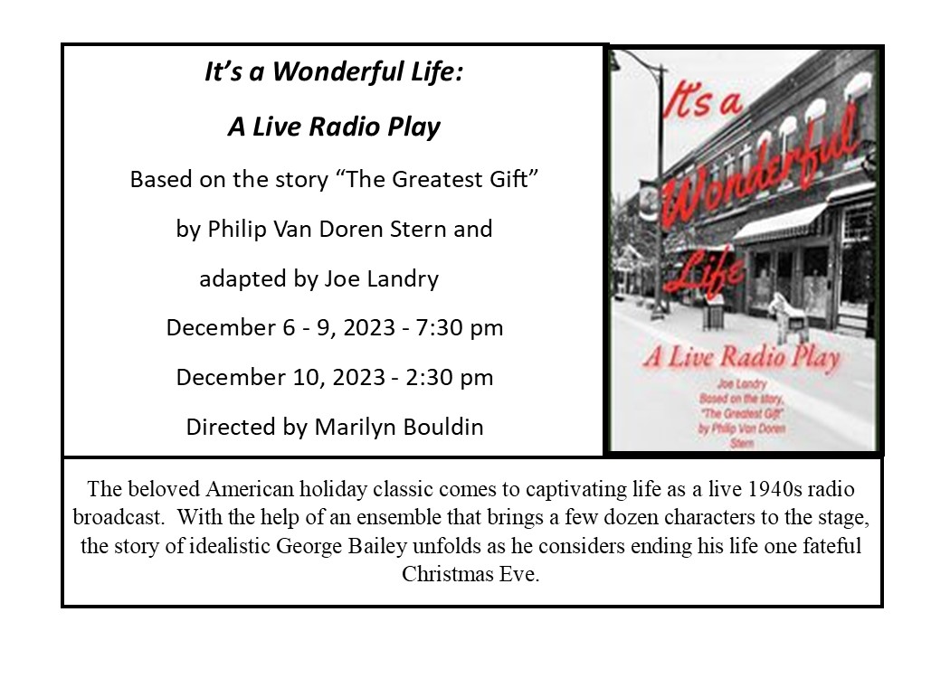 Corrected Wedpage announcement for Life