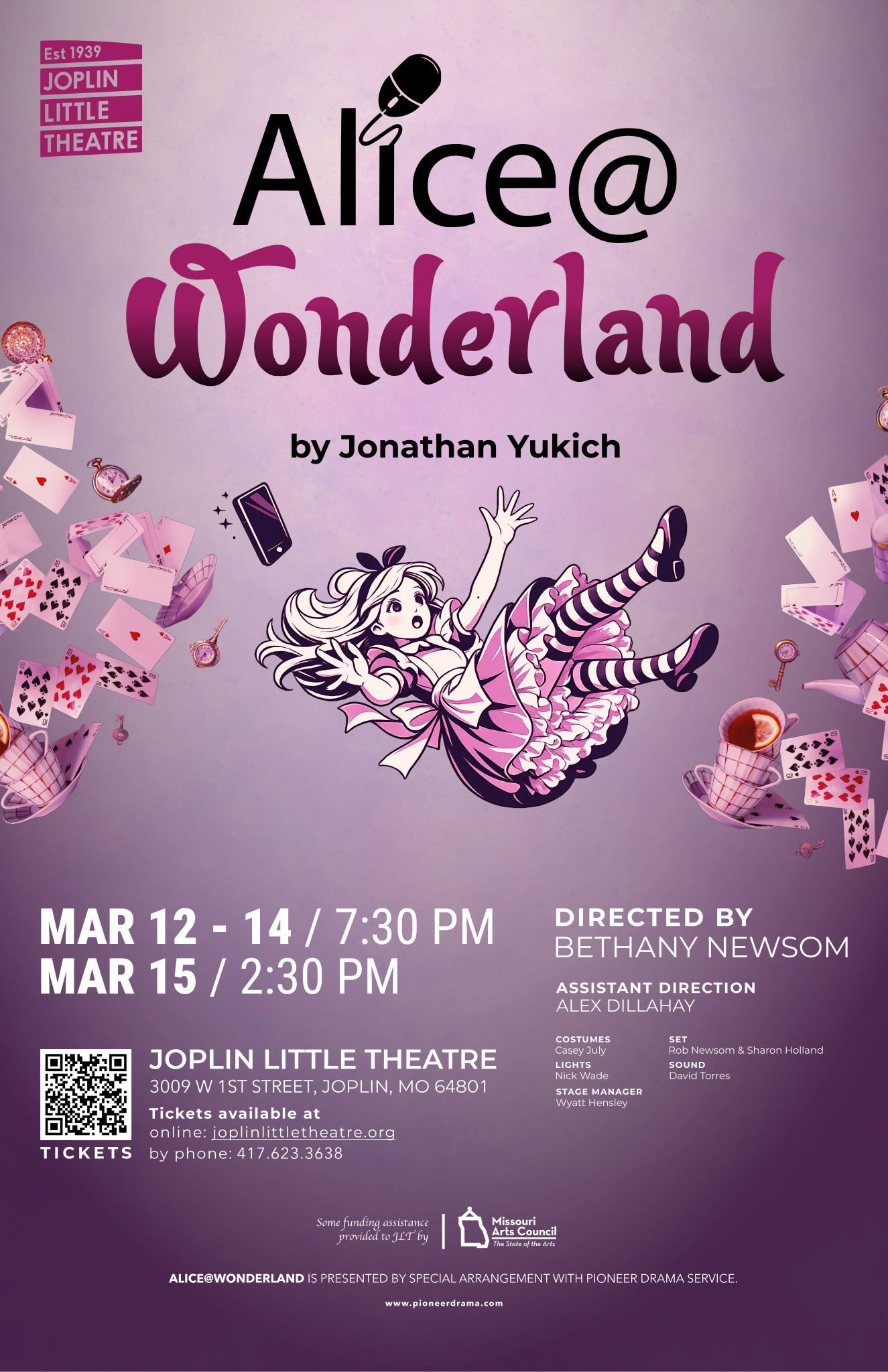 Alice @ Wonderland | Mar 12-14 7:30 PM | Mar 15 2:30 PM